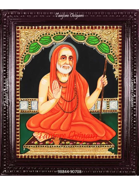 Authentic Kanchi Periyava Tanjore Painting 